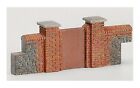 Hornby Brick Walling Gates & Piers R8979 for Model Railways and Dioramas