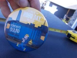 Oct. 14 2017 Hobo Day Pinback Button SDSU Jackrabbits vs. UNI. - Picture 1 of 4
