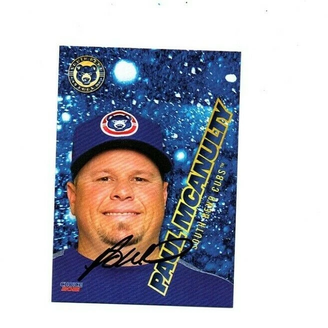 Paul McAnulty signed autograph 2021 South Bend Cubs baseball card Oxnard CA! - Image 1 of 1