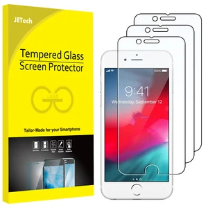 JETech Screen Protector for iPhone SE 3/2 (2022/2020)/8/7/6s/6 Tempered Glass - Picture 1 of 6