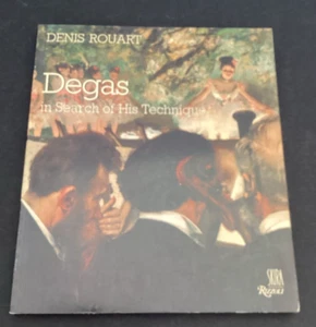 Degas In Search of His Technique Paperback Book by Denis Rouart, Rizzoli 1988 - Imagen 1 de 6