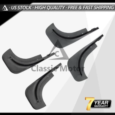 Protectores contra salpicaduras guardabarros 4 piezas para Volkswagen Touareg 2007-2010 deportivo utilitario Foto 1 de 4