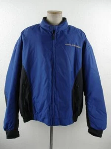 Men's 4XL Gold Wing Honda Rider Collection Motorcycle Racing Blue Jacket + Liner - Picture 1 of 24