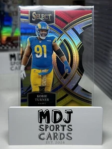 2023 Panini Select Football - TRI-COLOR PRIZM Die-Cut RC - Kobie Turner - Bild 1 von 2