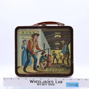 The Rifleman Lunch Kit Metal Lunch Box 1960 Aladdin No Thermos - Picture 1 of 5