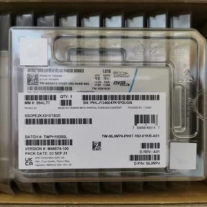 Intel P4510 SSD NVME SSDPE2KX010T8L1 SSDPE2KX010T8DE U.2 2.5" 1TB SSDPE2KX010T8 - Picture 1 of 7
