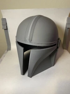 Casco impreso en 3D de Star Wars The Mandalorian para disfraces - Imagen 1 de 3