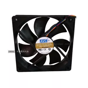 Genuine AVC mute 12025 chassis fan cpu fan 4-pin 4-wire 12v 0.3A - Picture 1 of 2