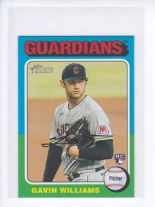 Mini Topps Heritage #489 2024 Gavin Williams RC Cleveland Guardians MINI NOVATO - Imagen 1 de 3