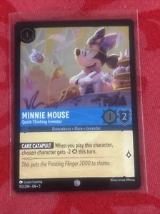 FOIL Lorcana Shimmering Skies - Minnie Mouse - Quick-Thinking Inventor 152/204 - Picture 1 of 7