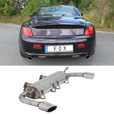 Fox Acero Inox. Duplex Silenciador Lexus SC430 Tubos de Escape Cada 115x85mm - Imagen 1 de 4
