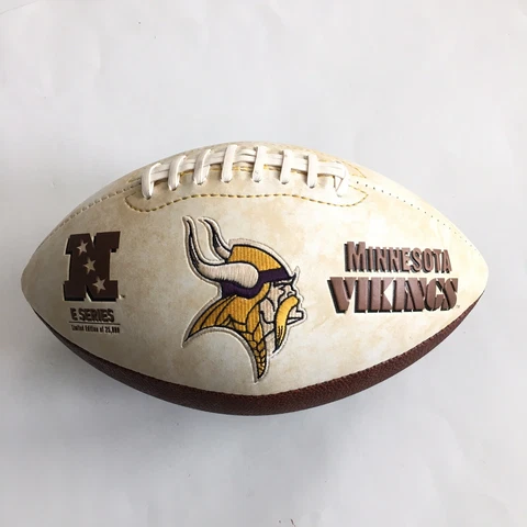 NFL Minnesota Vikings Awarded Franchise Football Ball N E Series Limited Edition Cover