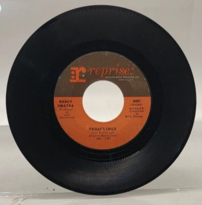 Nancy Sinatra Friday's Child & Hutchinson Jail 0491 EP Record 1966 No Sleeve - Image 1 of 2