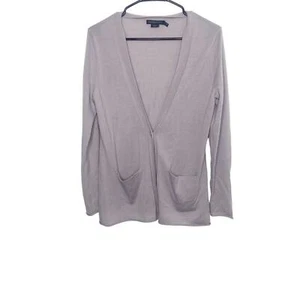 Maglione cardigan da donna Pendleton lavanda cashmere nuovo senza etichette taglia small - Foto 1 di 7