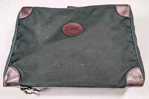 Orvis Battenkill Bag Green Canvas & Leather Clamshell 9"x16"x22" - Picture 1 of 12