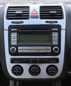 VW GOLF 5 Set-STICKERS-ADESIVI aluminium  for version   Climatronic - Afbeelding 1 van 4