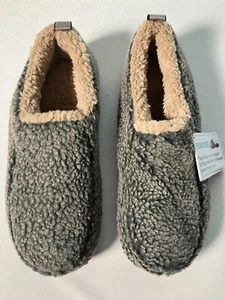RockDove Mens Nomad Slipper Memory Foam Fuzzy Faux Sherpa Comfy Fleece Shoes NEW - Picture 1 of 10