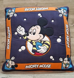 Rare Vintage Disney Mickey Mouse Cushion Pillow Cover with Cushion Insert - Picture 1 of 2