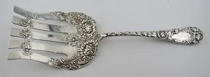 Chrysantheme von Durgin Sterling große Spargel Serviergabel - 9 3/4" - #9528 - Bild 1 von 8