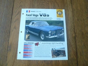 1962 Facel Vega II UNIQUE IMP BROCHURE  - Picture 1 of 3