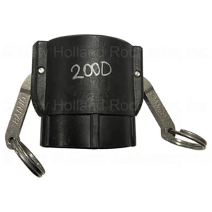 Acoplador hembra Banjo 2" X 2" rosca hembra poli leva palanca acoplamiento parte # 200D - Imagen 1 de 2