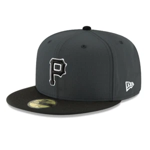 Pittsburgh Pirates PIT MLB Authentic New Era 59FIFTY Fitted Cap/ dunkelgrau schwarz - Bild 1 von 2