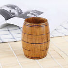 Wooden Barrel Shaped Beer Mug Classical Natural Solid Wood Drinking Cup New
