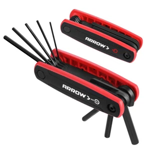 ARROW 17PC Folding Allen Wrenches Set Multitool Hex Key Set Allen Key SAE Metric - Picture 1 of 9