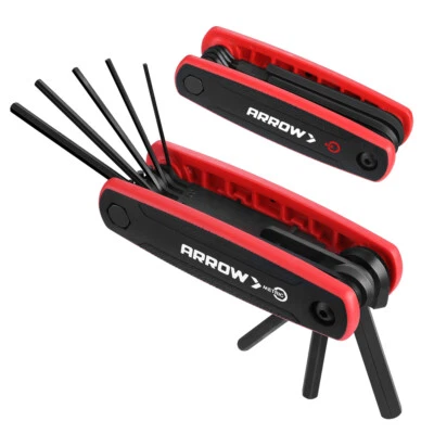 ARROW 17PC Folding Allen Wrenches Set Multitool Hex Key Set Allen Key SAE Metric - Image 1 of 4