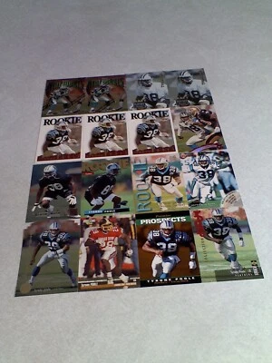 Tyrone Poole:  Lot of 49 cards.....18 DIFFERENT / Football     - Image 1 of 3