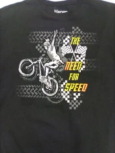 The Need For Speed 2XL Youth Hanes Crewneck Sweatshirt Cycling Bike Racing   B82 - Picture 1 of 5