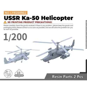 Yao's Studio LYR200902 1/200 Kit Modelo Militar URSS Ka-50 Helicóptero WOW - Imagen 1 de 4