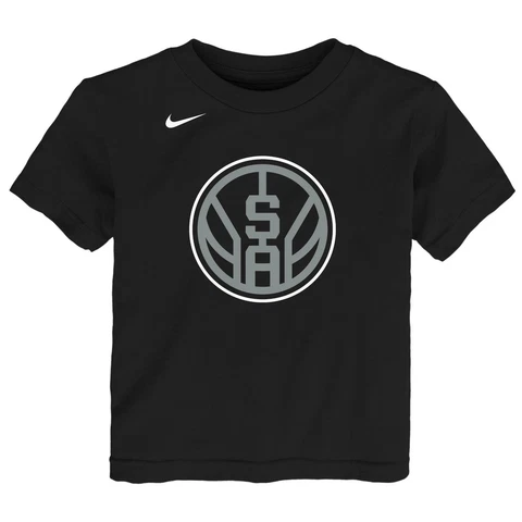Nike NBA Toddlers San Antonio Spurs City Edition Tee Shirt, Black Cover