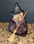 Vintage Original Fur Toy Mouse West Germany Halloween witch