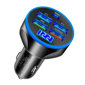 20W ładowarka samochodowa 5 portów ładowarka adapter 5V 3,1A do (czarnego) Deu - Zdjęcie 1 z 12