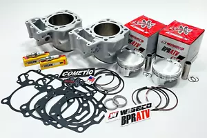 Brute Force 650 KVF650 80mm Stock Cylinders Wiseco Piston Top Engine Rebuild Kit - Picture 1 of 24