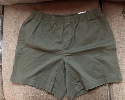 Pantalones Cortos Lands' End Mujer Talla 16W Pull-On Comfort 7" Chino Bosque Musgo Verde Foto 1 de 4