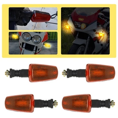 4 intermitentes intermitentes para motocicleta compatibles con Yamaha FZR400/600 TW200 Radian 600 PP Foto 1 de 4
