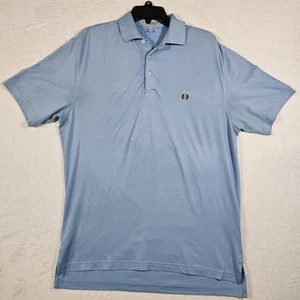 Peter Millar Summer Comfort Polo Shirt Mens Small Blue  - Picture 1 of 5