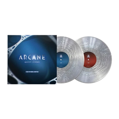 Arcane Season 2 Official Score & Soundtrack Hexcore Nights Metallic Silver Vinyl
