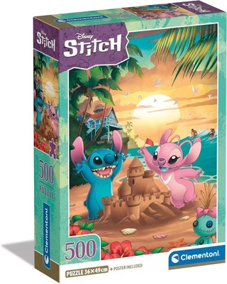 Clementoni Disney Stitch Puzzle 500 Teile - 500 Teile Kinder & Erwachsene in 49