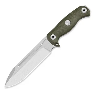 Kizer Drop Bear Fixed Blade Knife Green Micarta Handle AEB-L Drop Point 1103A1 - Picture 1 of 9