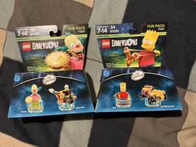 LEGO Dimensions The Simpsons #71211 BART Simpson #71227 Krusty Clown FUN PACKS
