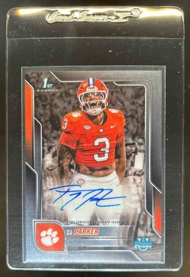 2025 Bowman Chrome U T.J. Parker Prospect Auto #BCA-TJP Tigers - Image 1 of 2