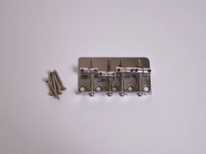 1973 Vintage Fender Jazz Precision Telecaster Bass Chrome BRIDGE Screws 1970's - Picture 1 of 8