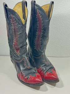 Tony Lama 6853 Fire Walker Vintage Gold Label Cowboy Boots Mens 9.5 D - Picture 1 of 11