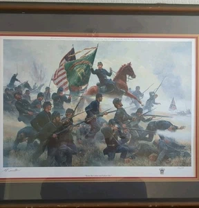 Mort Kunstler - Levanta los colores y sígueme - Irlandés - ENMARCADO - COMO NUEVO - Imagen 1 de 22