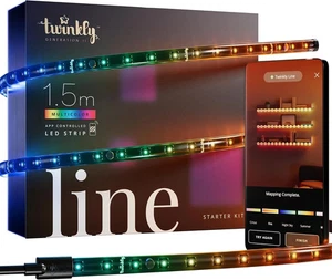 Kit de extensión Twinkly Line 1,5 m 5 pies tira LED multicolor magnética y adhesiva - Imagen 1 de 8