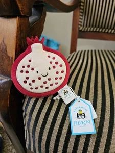 Jellycat FABULOUS FRUIT POMEGRANATE RETIRED RARE Soft Plush Toy Food NWT - Picture 1 of 5