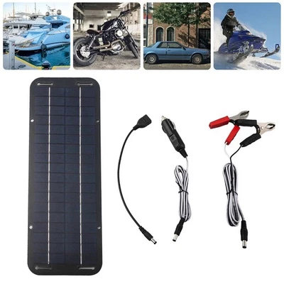Efficient 30W Solar Battery Charger for RV Car Boat with Safety Module - Image 1 of 4